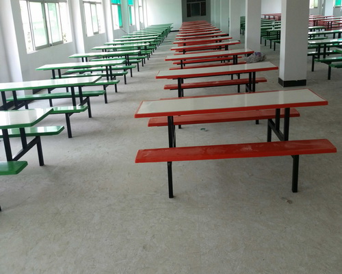 十人長(zhǎng)條玻璃鋼餐桌 (3)
