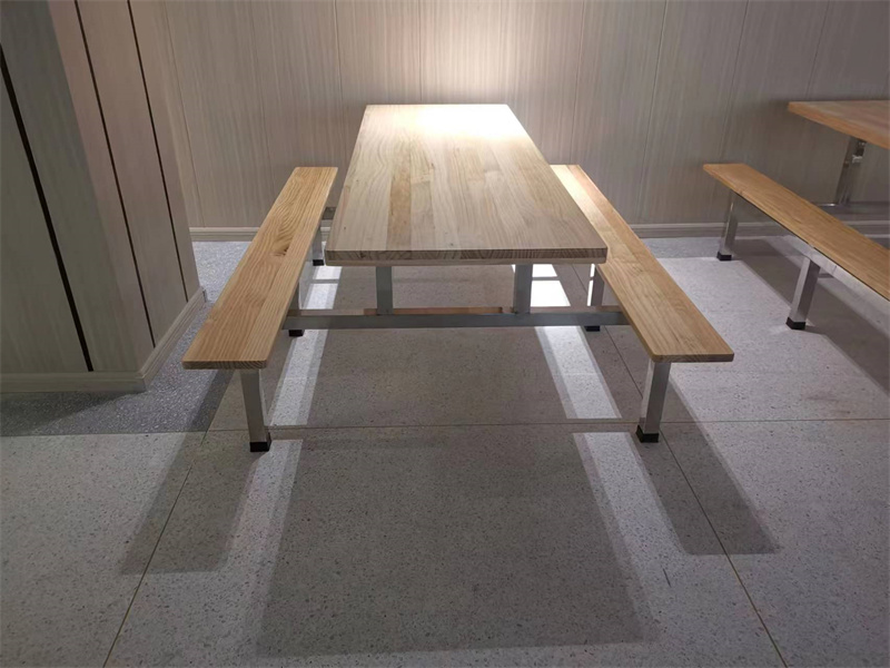 8人實(shí)木不銹鋼餐桌 (9)